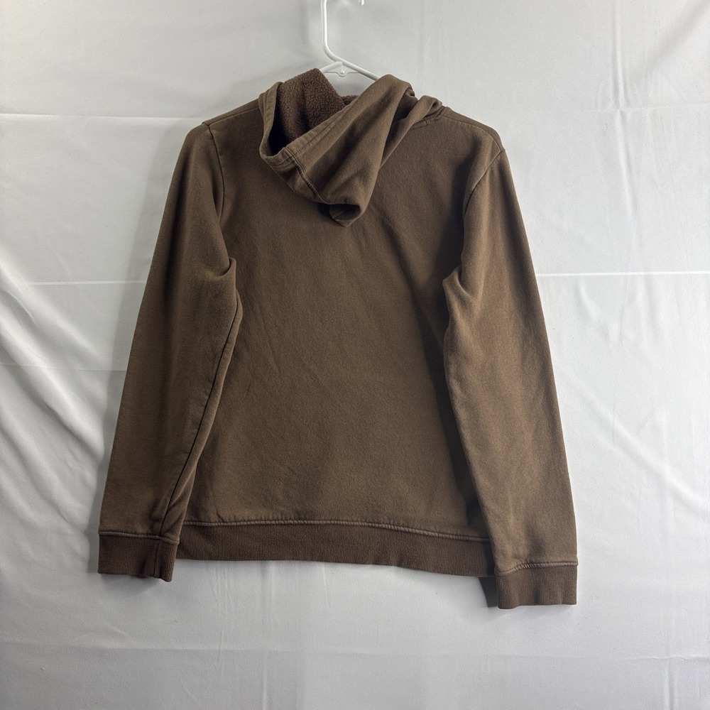 Under Armor Youth Large Brown Long Sleeve Fleece Hoodie Athletic Gym Casual - Picture 6 of 7